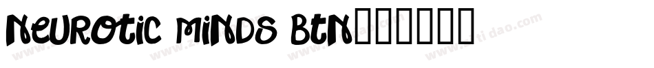 Neurotic Minds BTN字体转换